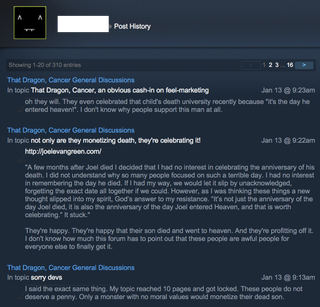 Illustration for article titled That Dragon, Cancer’s Developers Are OK With Asshole Steam Discussions